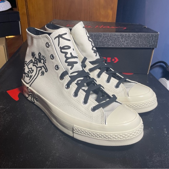 Converse Chuck Taylor All-Star 70 Hi x Keith Harring ‘Egret’ 2021 - Picture 1 of 16